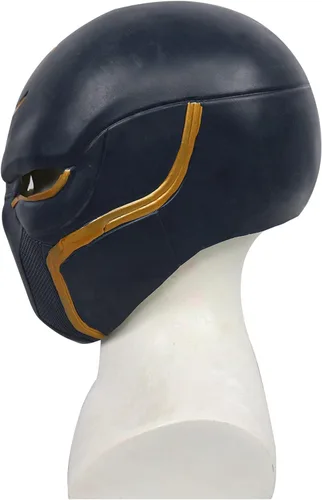 Vista 3 de Máscara de caballero de superhéroe Marc Spector Casco de látex Luna Cosplay accesorios de disfraz de Halloween fiesta de máscaras