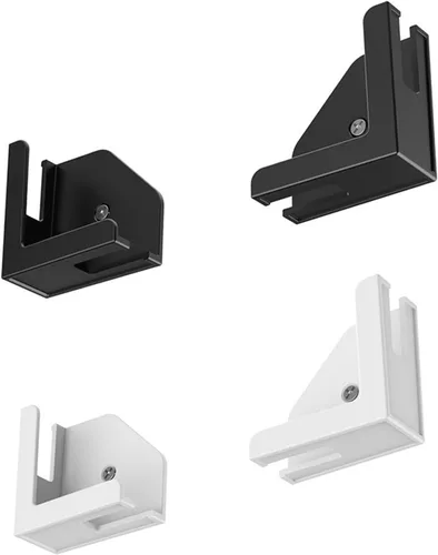 Vista 6 de Soporte de montaje en pared para tabletas Smartphones Fácil instala con adhesivo o tornillos EReader Montaje en pared Negro