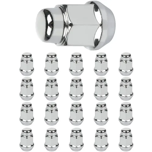 Vista 11 de SCITOO Tuercas de rueda M12 x 1.5, 24 piezas con 2 llaves negras, estriado para llave de enchufe de extremo de cierre de unidad, rosca de 0.472 in x