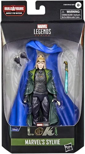 Vista 4 de Marvel Legends Series - Figura de acción a escala de 6 pulgadas, diseño premium, 1 figura, 3 accesorios y 1 pieza de construcción