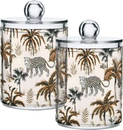 Vista 40 de Juego de 2 dispensadores de bastoncillos de algodón de mármol turquesa, recipiente de almacenamiento para baño, tapa de plástico acrílico, frasco