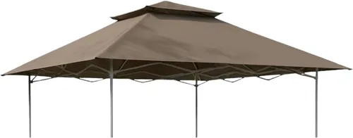 Vista 10 de Garden Winds Cubierta superior de repuesto RipLock 350 reforzada compatible con AbcCanopy, MasterCanopy, Cooshade 13 x 13 pies de pierna recta