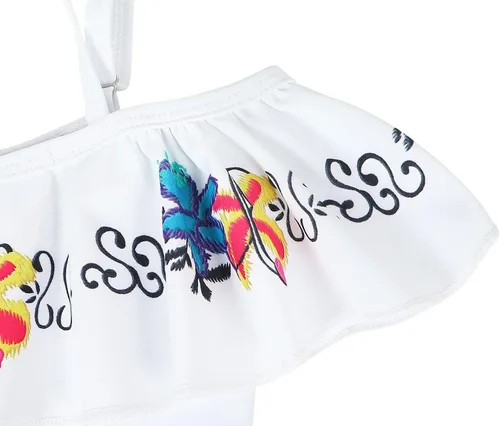 Vista 4 de COTRIO Trajes de baño para niñas, traje de baño de 2 piezas, Mirabel, Isabella, bikini Dolores, tankini Madrigal, traje de baño de aventura familiar