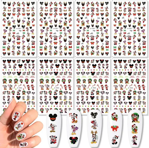 Vista 9 de Calcomanías de arte de uñas de San Valentín, calcomanías autoadhesivas 3D, diseño de corazón romántico, diseño de corazón romántico, calcomanías