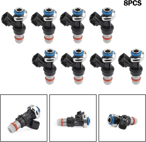 Vista 2 de 8 unids/set inyectores de combustible para coche, para Cadillac Escalade 6.2L V8 / Escalade ESV/EXT 6.2L V8 2007-2009