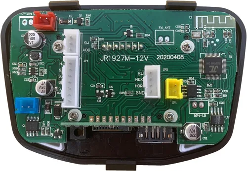 Vista 2 de weelye JR1927M-Z Negro 12V Fuente de alimentación de vehículo eléctrico para niños Interruptor de control central Conexión Bluetooth multifunción