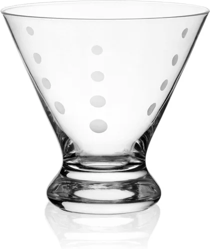 Vista 6 de Mikasa Cheers - Juego de 4 vasos de Martini sin tallo de cristal sin plomo