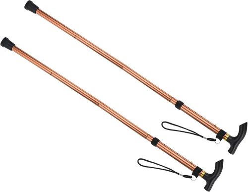 Vista 8 de M METERXITY Trekking Poles - Collapsible Hiking Walking Sticks, Telescopic & Folding, Apply to Women Walking Backpacking