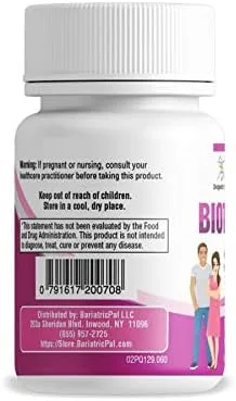 Vista 3 de BariatricPal Tabletas Biotin Plus