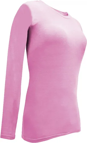 Vista 39 de Natural Uniforms Camiseta Under Scrub para mujer, cuello redondo, manga larga, paquete de 3, paquete múltiple de 3