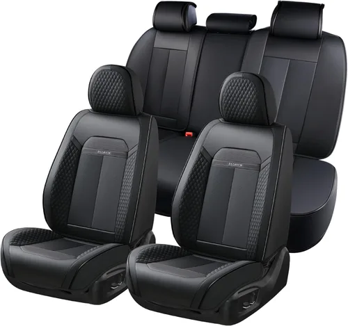 Vista 29 de Fundas de asiento delantero de automóvil, fundas de asiento de cuero para automóviles, protector de asiento de automóvil, impermeable, transpirable