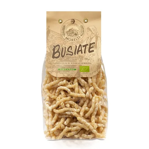 Vista 9 de Morelli - Pasta en espiral orgánica de sémola de trigo duro prémium de Italia, rica en proteínas, granos antiguos, totalmente naturales, italiana