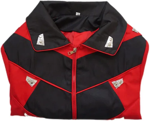 Vista 4 de gaoxing Chaqueta de disfraz de Dr. Eggman Dr. Ivo Robotnik Cosplay rojo Tailcoat para hombres Halloween