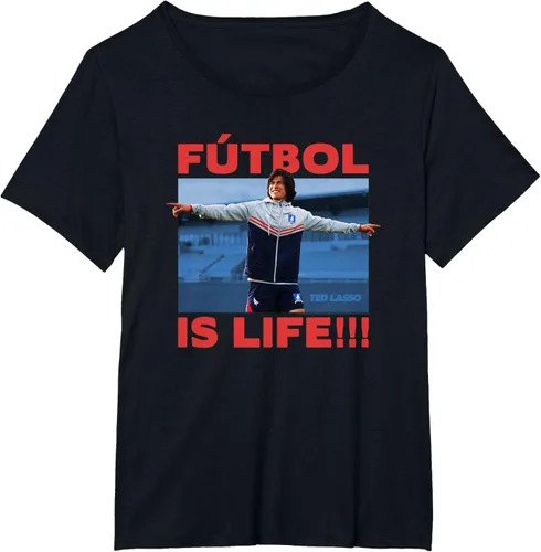 Vista 7 de Ted Lasso Dani Rojas Futbol is Life - Camiseta talla S Negro
