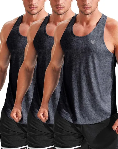 Vista 11 de NELEUS - Camiseta sin mangas para correr para hombre, para gimnasio, atlética