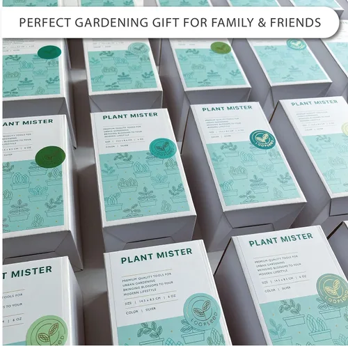 Vista 6 de Plant Mister - Botella rociadora de acero inoxidable para plantas de interior, rociador de bonsái, rociador de suculentas, atomizador de plantas