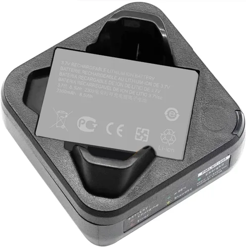 Vista 5 de PMLN7109A PMLN7109 Charger Compatible for Motorola SL300 SL300e SL3500e SL500 SL500E SLN1000 SL1600 SL2600 TLK100 SL1M Radio Pmnn4468a Battery