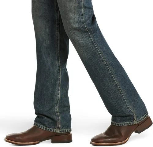 Vista 5 de ARIAT Jeans ajustados y apilables M5 de pierna recta para hombre, Carson Dakota