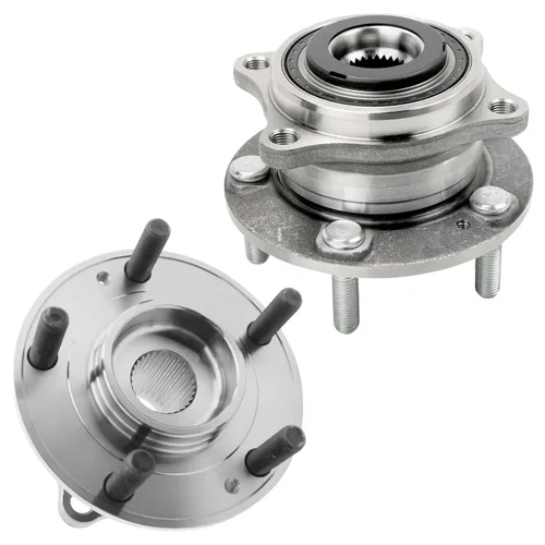 Vista 74 de Detroit Axle - Par de cojinetes de rueda delantera/trasera para Ford Edge 11-14, 09-19 Flex, 13-19 Police Interceptor Sedan, 14-18 Police Sedan