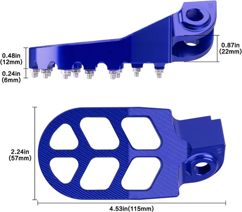 Vista 6 de LKV Estriberas de motocicleta para motocross compatibles con 65-1290 SX SXF EXC EXCF XC XCF XCW XCFW 65 85 125 150 200 250 300 350 380 400 450 500