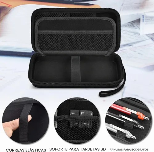 Vista 3 de Funda para calculadora gráfica Texas Instruments TI-84 Plus CE Color Negro