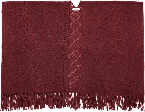 Vista 22 de Soul Young - Chal de punto para mujer, poncho con flecos y capa