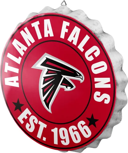 Vista 20 de NFL Team Logo Metal Hanging Wall Bottle Cap Sign