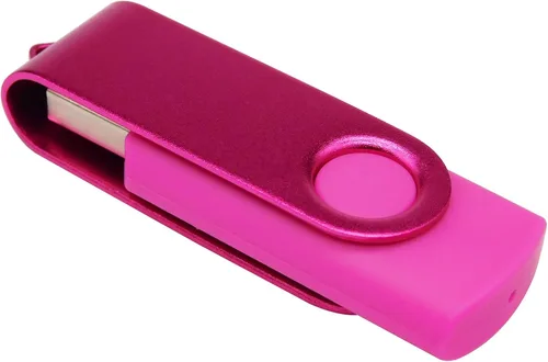 Vista 3 de Unidad flash USB de 1 GB (rosa)