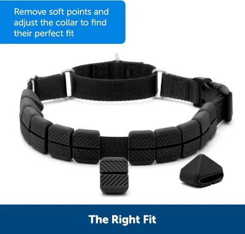 Vista 4 de PetSafe Soft Point - Collar de entrenamiento sin tirones para perros, puntos suaves de goma, mediano, 3/4 pulgadas, negro