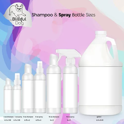 Vista 5 de The Blissful Dog Shine-On + Sheen Coat - Spray para perro, acondicionador fácil de usar, acondicionador sin enjuague sensible a la piel, espray