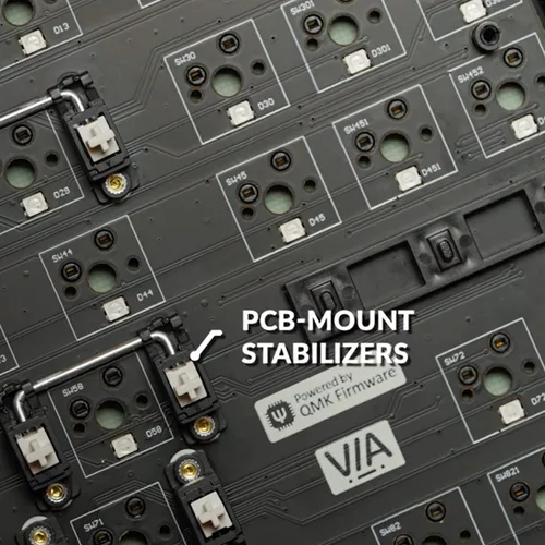 Vista 8 de Keychron K8 Pro QMKVIA Teclado mecánico inalámbrico, marco de aluminio intercambiable en caliente, teclado programable personalizado TKL