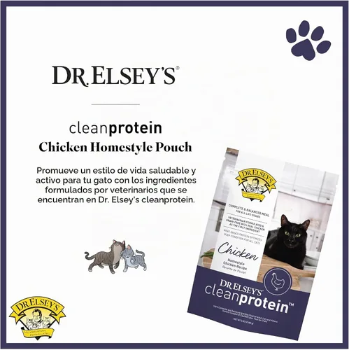 Vista 5 de Dr. Elsey's Clean Protein Chicken Home Style Receta de carne (paquete de 12)