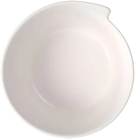 Vista 2 de Villeroy & Boch New Wave - Tazón redondo pequeño de arroz de porcelana, 15.5 onzas, color blanco