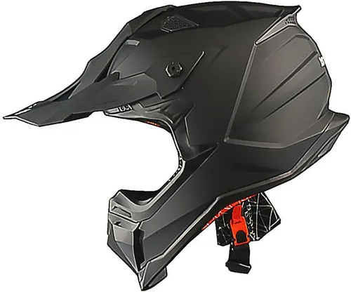 Vista 17 de 1Storm - Casco de motocross para adulto ATV Dirt Bike BMX MX de estilo de pista en montaña JH601; de fibra de carbono negro