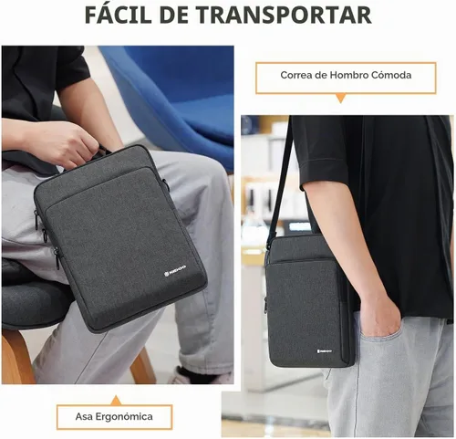 Vista 6 de NIDOO Funda protectora para laptop de 14 pulgadas, para ThinkPad E14 Gen 4/T14s Gen 5/ThinkPad X1 Carbon Gen 12/14" MacBook Pro M4 M3 / Asus ZenBook