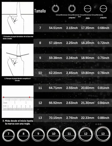 Vista 3 de sailimue Anillos giratorios de acero inoxidable para hombres