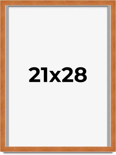 Vista 110 de Marco de 3 x 3 pulgadas de madera maciza de nuez y miel marrón con plexiglás acrílico UV, respaldo de tablero de espuma y accesorios para colgar