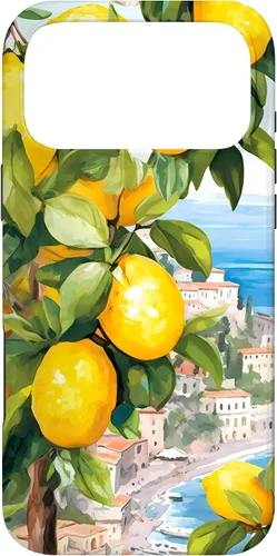 Vista 22 de iPhone 16 Costa de Amalfi con limones de Amalfi del Mar Mediterráneo