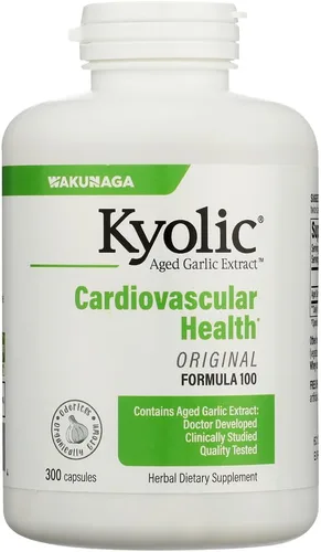 Vista 8 de Cápsulas con extractos de ajo añejado Kyolic, fórmula 100 original cardiovascular, 10041, 1, 1