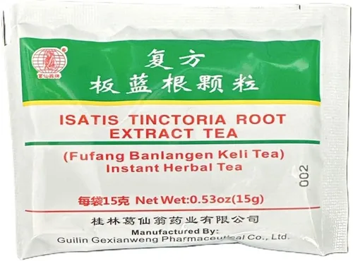 Vista 4 de Banlangen TEA, Fufang Banlangen Keli, 15 sobres individuales - 3 paquetes