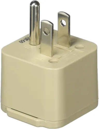 Vista 3 de Conair Adaptador vPlug con conexión a tierra de viaje, adaptadores de enchufe universales para viajes en todo el mundo por Travel Smart