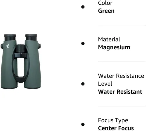 Vista 6 de Swarovski Binocular EL 12x50 con paquete FieldPro, verde