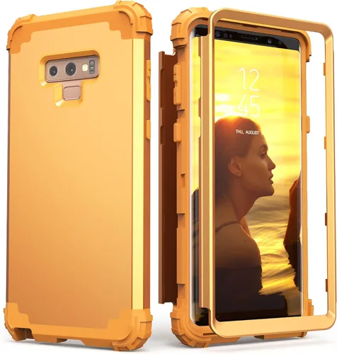 Vista 16 de IDweel Funda para Galaxy Note 9, Note 9 azul para hombres, 3 en 1, a prueba de golpes, delgada, híbrida, resistente, protección de policarbonato