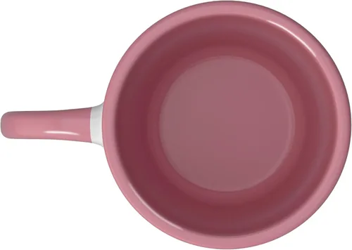 Vista 4 de OPL Official Padel Lover - Taza de cerámica, color rosa y blanco Rosa/blanco