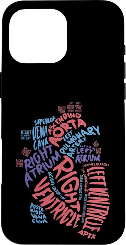 Vista 19 de Cardiac Nurse Anatomical Heart Cardiology Medical Gift Case for iPhone 17