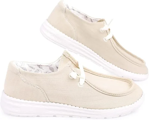 Vista 8 de Mocasines de lona para mujer, zapatos de moda, informales, planos, cómodos, para caminar