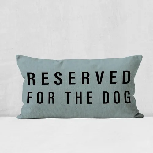 Vista 13 de Reservado para la funda de almohada del perro, regalos para amantes de los perros, decoración del perro, divertida funda de almohada para perro