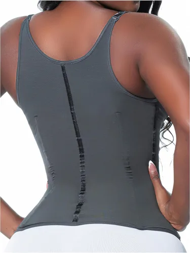 Vista 2 de Sonryse O24ZL Fajas Colombianas Reductoras y Moldeadoras Chaleco de Compresión Shaper Tummy Tuck Faja para Mujer