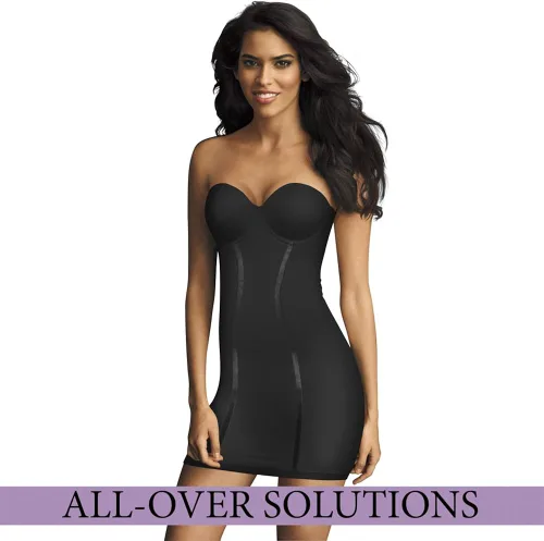 Vista 2 de Womens Convertible Slip With Built In Bra & Anti-Static Fajas Shapewear FL2304