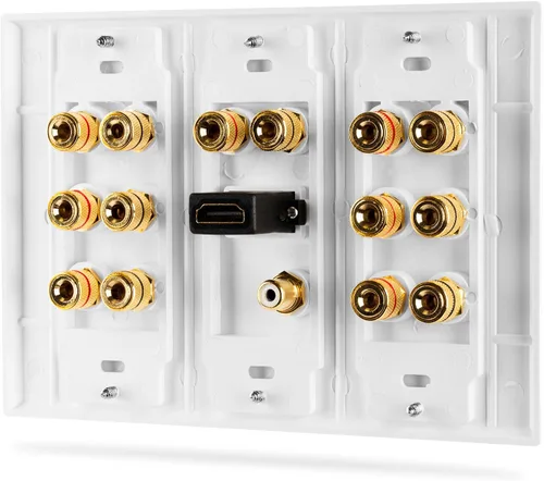 Vista 3 de Fosmon Placa de pared de cine en casa con distribución envolvente de 3